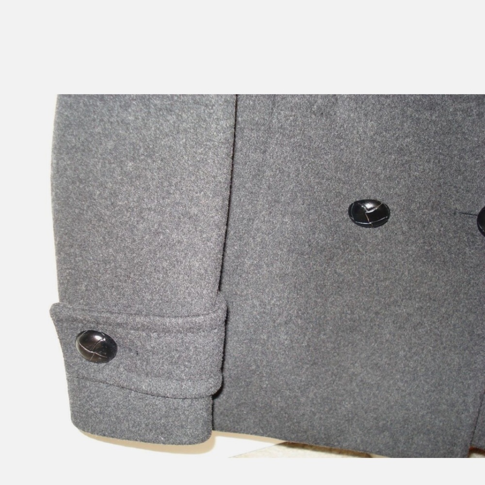 Aritzia T. Babaton Howell Wool Cashmere Double Breast High Collar Peacoat XXS - Picture 6 of 14